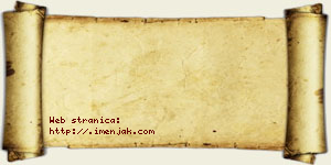 Hana Milenković vizit kartica